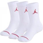 Chlapčenské Detské ponožky Nike Air Jordan 3 bielej farby v ležérnom štýle s vyšívaným vzorom z bavlny v zľave 