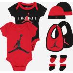 Chlapčenské Detské body Nike Air Jordan Jumpman červenej farby z bavlny 8 ks balenie v zľave 