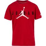 Chlapčenské Detské tričká s krátkym rukávom Nike Air Jordan 13 červenej farby v klasickom štýle v zľave 