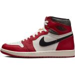 Dámske Vysoké turistické topánky Nike Air Jordan 1 červenej farby vo veľkosti 40 v zľave 