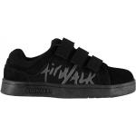 Chlapčenská Skate obuv Airwalk čiernej farby z kože vo veľkosti 31,5 zapínanie na súchý zips Zľava 