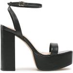 Dámske Kožené sandále Aldo čiernej farby vo veľkosti 36 v zľave na leto 