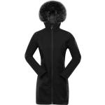 Dámska Jesenná móda alpine pro čiernej farby zo soft shell vo veľkosti XXL Zľava na zimu 