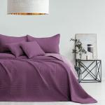 Prehozy na posteľ fialovej farby z polyesteru 240x220 v zľave 