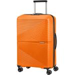 Stredné cestovné kufre American Tourister oranžovej farby na zips integrovaný zámok objem 67 l 