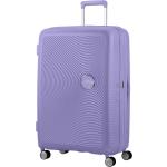 Veľké cestovné kufre American Tourister s bodkovaným vzorom na zips integrovaný zámok objem 97 l s motívom Lavender 