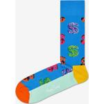 Dámske Vzorované ponožky Happy Socks svetlo modrej farby z bavlny 38 s motívom Andy Warhol v zľave 