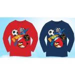 Angry Birds dlhý rukáv Chlapčenské tričko: 110 modrá