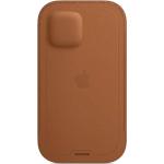 Apple Apple iPhone 12 Mini Originálne Apple kožené púzdro MagSafe KP28798 hnedá