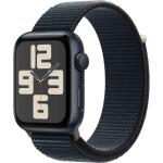 Apple Apple Watch SE (2023) Cellular 44mm sportovní provlékací řemínek temně inkoustový