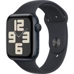 Apple Apple Watch SE (2023) Cellular 44mm športový silikónový remienok temne atramentový M/L