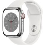 Inteligentné hodinky Apple Watch bielej farby v športovom štýle Sledovanie polohy 