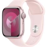 Inteligentné hodinky Apple Watch ružovej farby v športovom štýle 