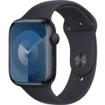 Inteligentné hodinky Apple Watch striebrošedej farby v športovom štýle 