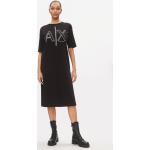 Dámske Denné šaty ARMANI EXCHANGE čiernej farby z bavlny vo veľkosti XS 