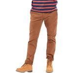 Pánske Chino nohavice ARMOR-LUX hnedej farby vo veľkosti XS na gombíky s opaskom 