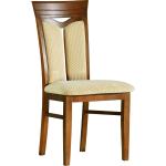 Jedálenské stoličky viacfarebné v rustikálnom štýle z orechového dreva 