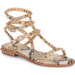 Dámske Kožené sandále Ash béžovej farby vo veľkosti 41 na leto 
