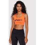 Dámske Športové podprsenky Asics Core oranžovej farby zo syntetiky vo veľkosti XS 