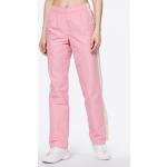 Dámske Športové nohavice Asics Tiger ružovej farby voľné zo syntetiky 
