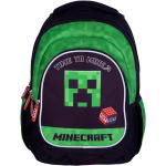 Detské Školské batohy Astra transparentnej farby na zips polstrovaný chrbát objem 24 l s motívom Minecraft v zľave 