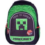 Školské batohy Astra z polyesteru na zips reflexné prvky objem 27 l s motívom Minecraft v zľave 
