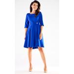 Dámske Denné šaty awama svetlo modrej farby z polyesteru v zľave 