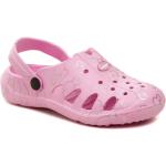 Dievčenské Kroksy ružovej farby zo syntetiky vo veľkosti 32 na štandardné nohy na leto 