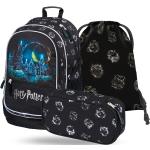 Školské batohy transparentnej farby na zips držiak na fľašu s motívom Harry Potter 