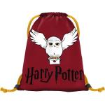 Športové vaky červenej farby v biznis štýle so zábavným motívom s motívom Harry Potter 