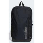 Školské batohy adidas čiernej farby z nylonu na zips držiak na fľašu udržateľná móda 