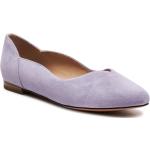 Dámske Balerínky Caprice fialovej farby z kože vo veľkosti 36 s motívom Lavender na jar 