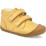 Detské Členkové topánky Bundgaard žltej farby z kože 