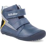 Detské Členkové topánky D.D.step viacfarebné v trblietavom štýle z kože 