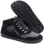 Barefoot topánky čiernej farby zo semišu v zľave na zimu 