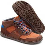 Barefoot topánky terakotovej farby zo semišu na zimu 