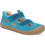Detské Kožené sandále kayanskej modrej farby na leto 