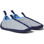 Detské Barefoot topánky affenzahn modrej farby z bavlny v zľave 