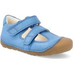 Detské Barefoot topánky Bundgaard modrej farby z kože na leto 