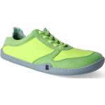 Barefoot topánky BIO zelenej farby z bavlny v zľave udržateľná móda 
