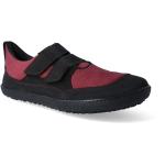 Detské Barefoot topánky červenej farby zo syntetiky 