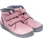 Detské Barefoot topánky ružovej farby v zľave na zimu 