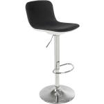 Barové stoličky oceľovo šedej farby v modernom štýle z kovu s nastaviteľnou výškou 