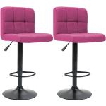 Barové stoličky ružovej farby 2 ks balenie v zľave 