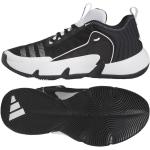 Pánske Basketbalové tenisky adidas čiernej farby v športovom štýle vo veľkosti 45,5 šnurovacie 
