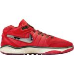 Pánske Basketbalové tenisky Nike Zoom červenej farby vo veľkosti 42 
