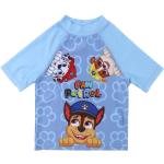 Chlapčenské Detské tričká s krátkym rukávom svetlo modrej farby z polyesteru s motívom Paw Patrol v zľave 