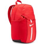 Batohy Nike Academy červenej farby z polyesteru na zips držiak na fľašu objem 30 l 