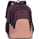 Školské batohy fialovej farby z tkaniny na zips držiak na fľašu objem 25 l 