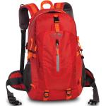 Športové batohy červenej farby na zips polstrovaný chrbát objem 18 l 